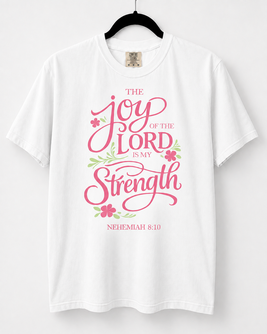 White Joy of the Lord front design