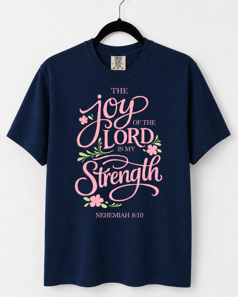 Navy Joy of the Lord front design