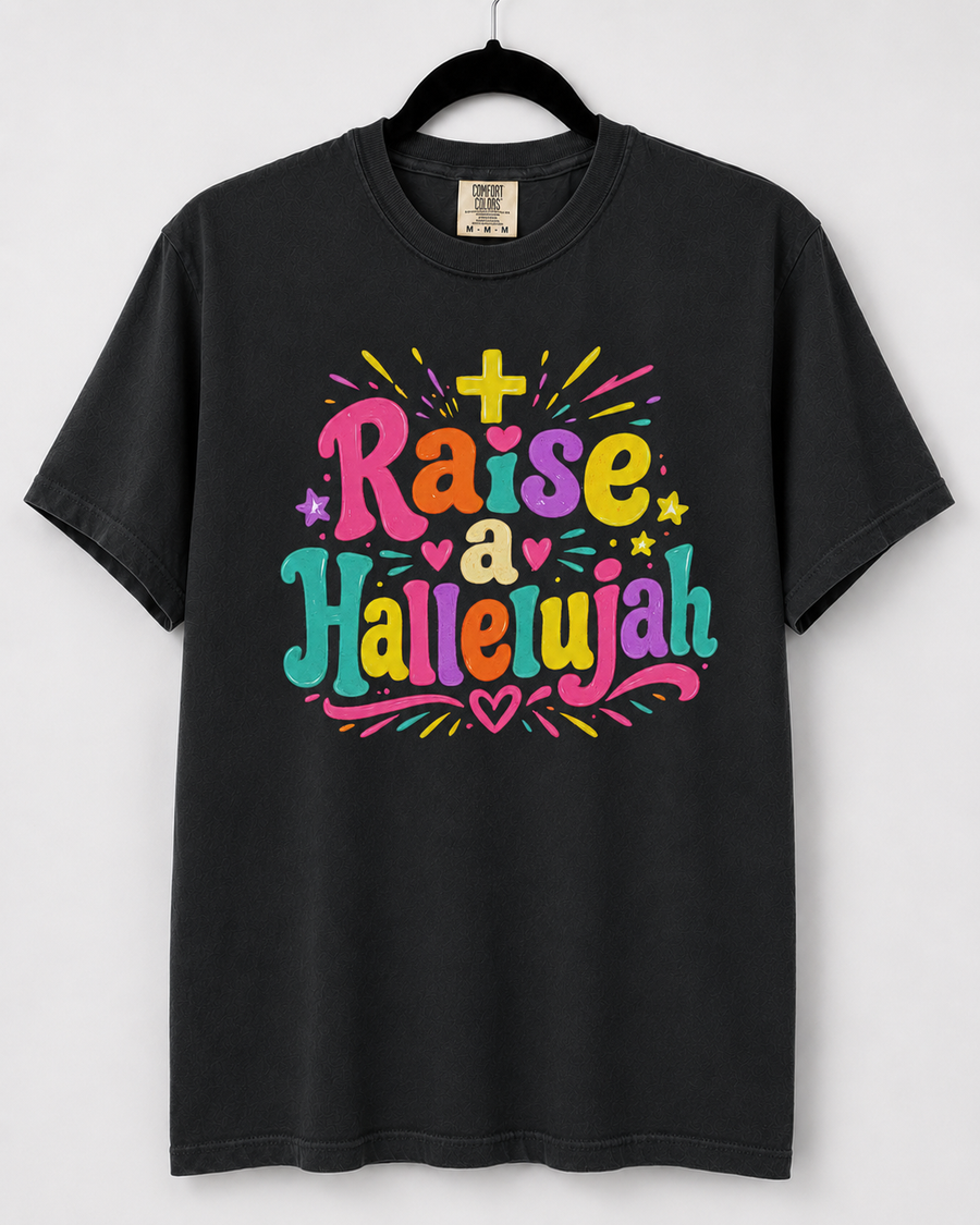 Black Raise a Hallelujah front design