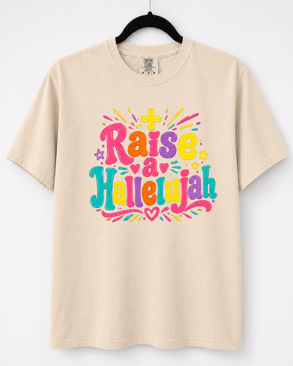 Ivory Raise a Hallelujah front design [pair|ivory|front|1]