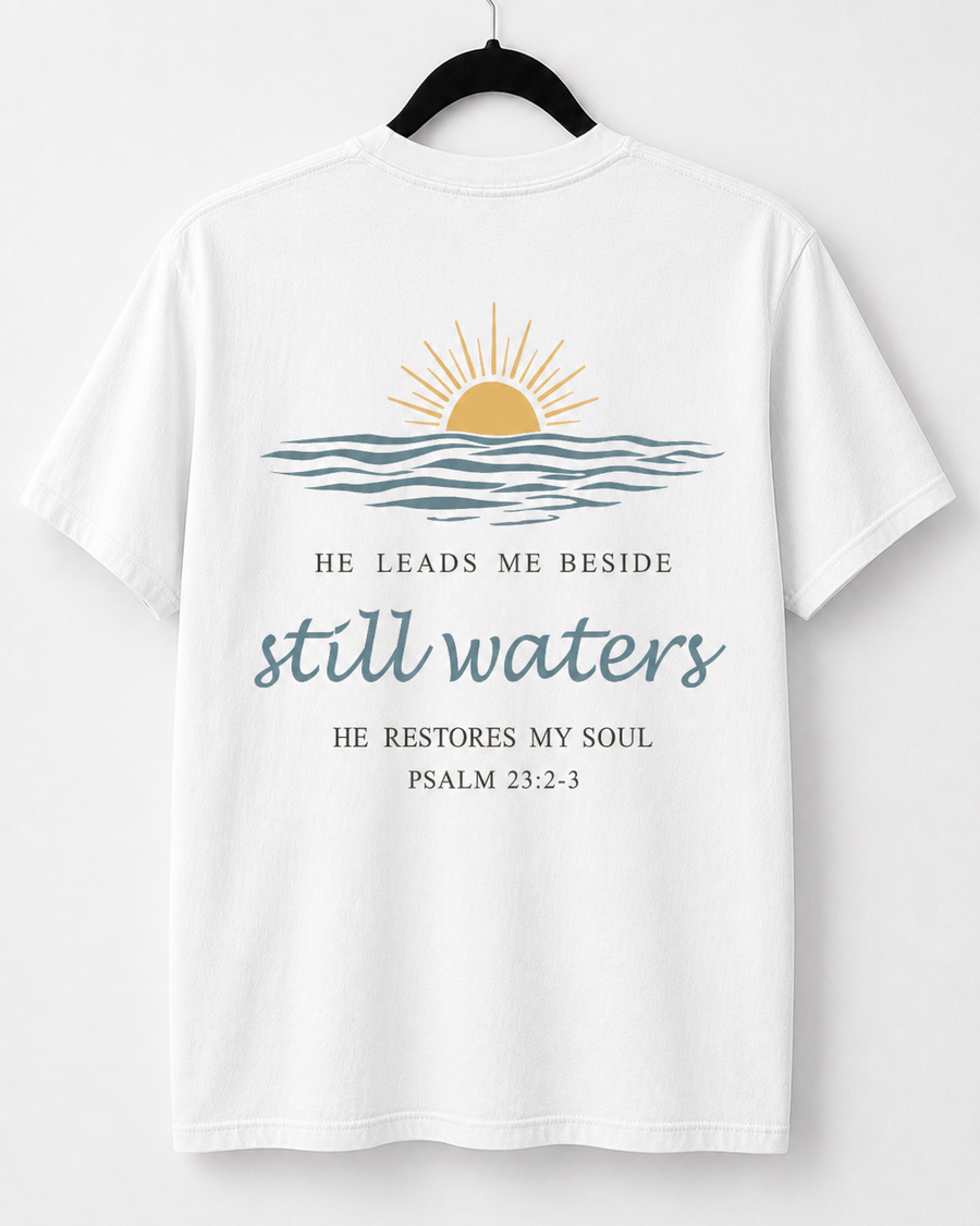 White Still Waters back design